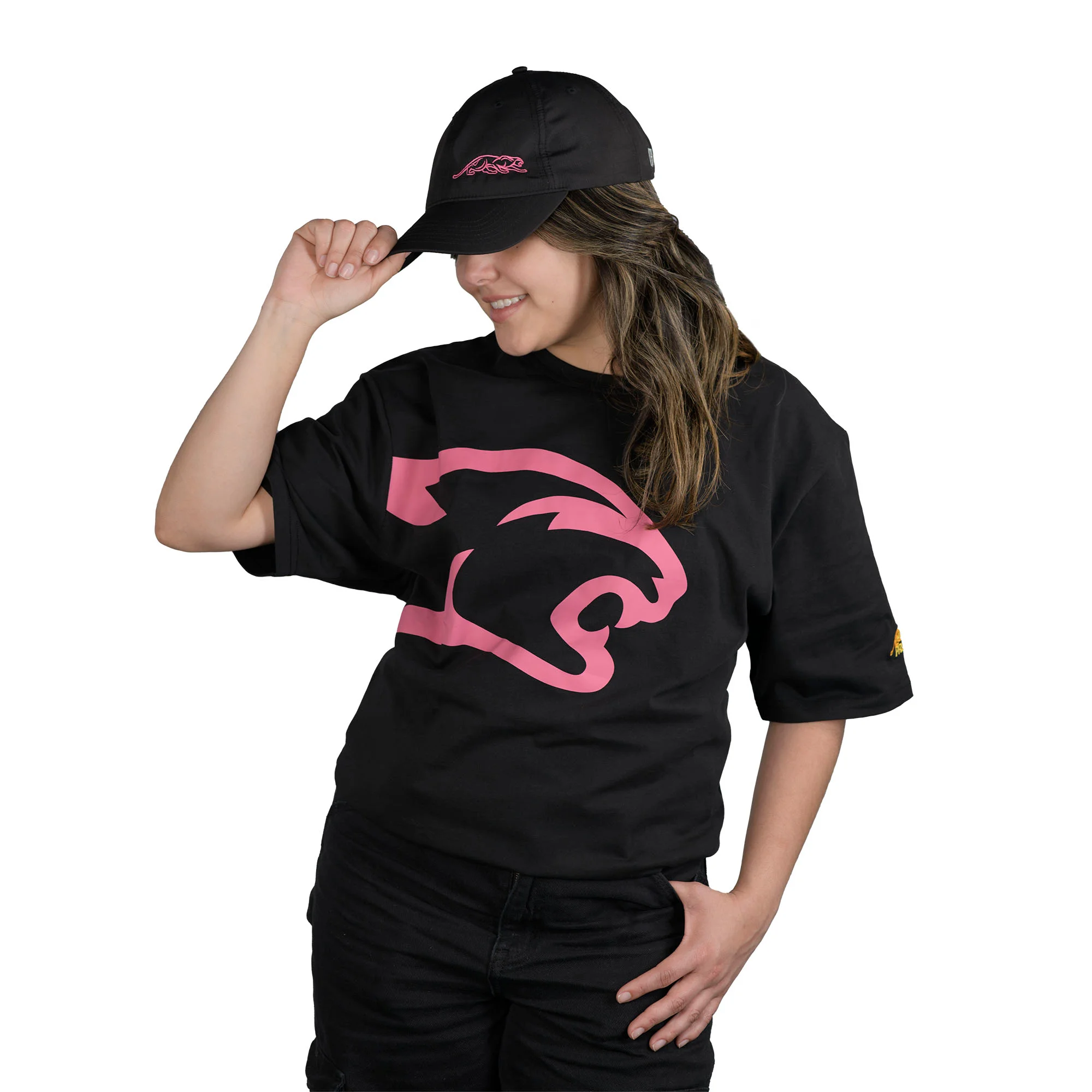 Predator T-Shirt with Pink Predator Cat Head - Image 3