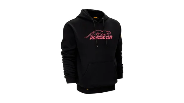 Predator Hoodie Black with Pink Cat Logo - Image 3