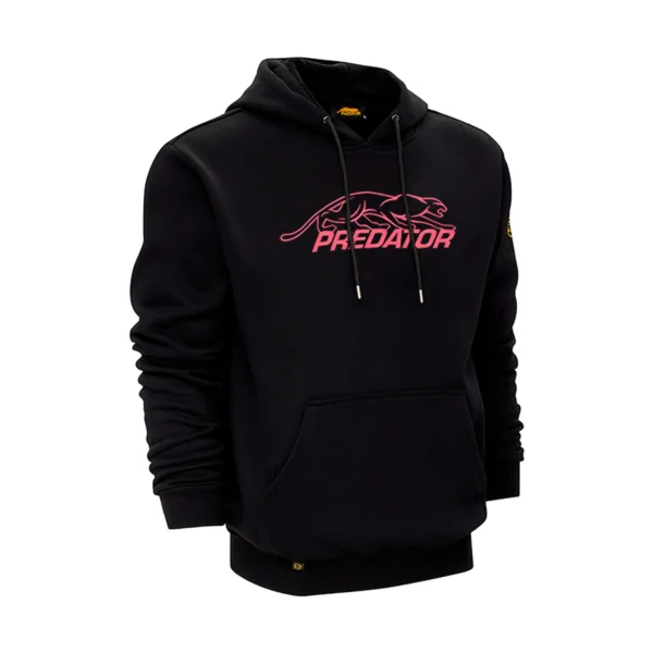 Predator Hoodie Black with Pink Cat Logo - Image 5
