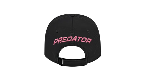 Predator Black Billiard Hat with Pink Embroidered Panther – One Size Fits All - Image 2