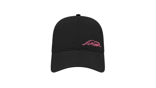 Predator Black Billiard Hat with Pink Embroidered Panther – One Size Fits All - Image 3