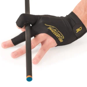 Predator Second Skin Black & Gold Billiard Glove – 30 Anniversary Edition