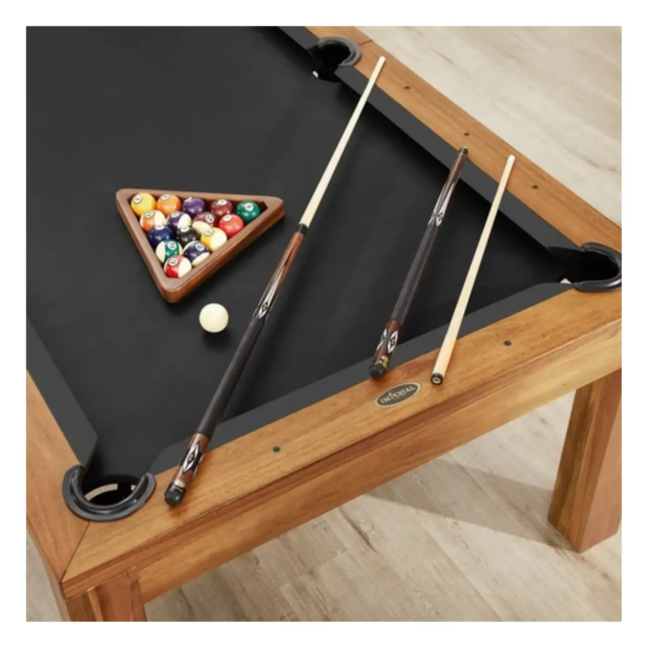 Imperial Penelope II Pool Table with Dining Top in Acacia - Image 4