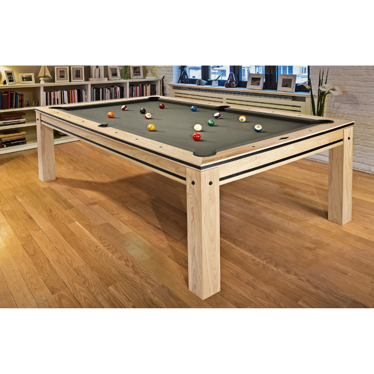 Natural Hickory Pool Table - Image 3