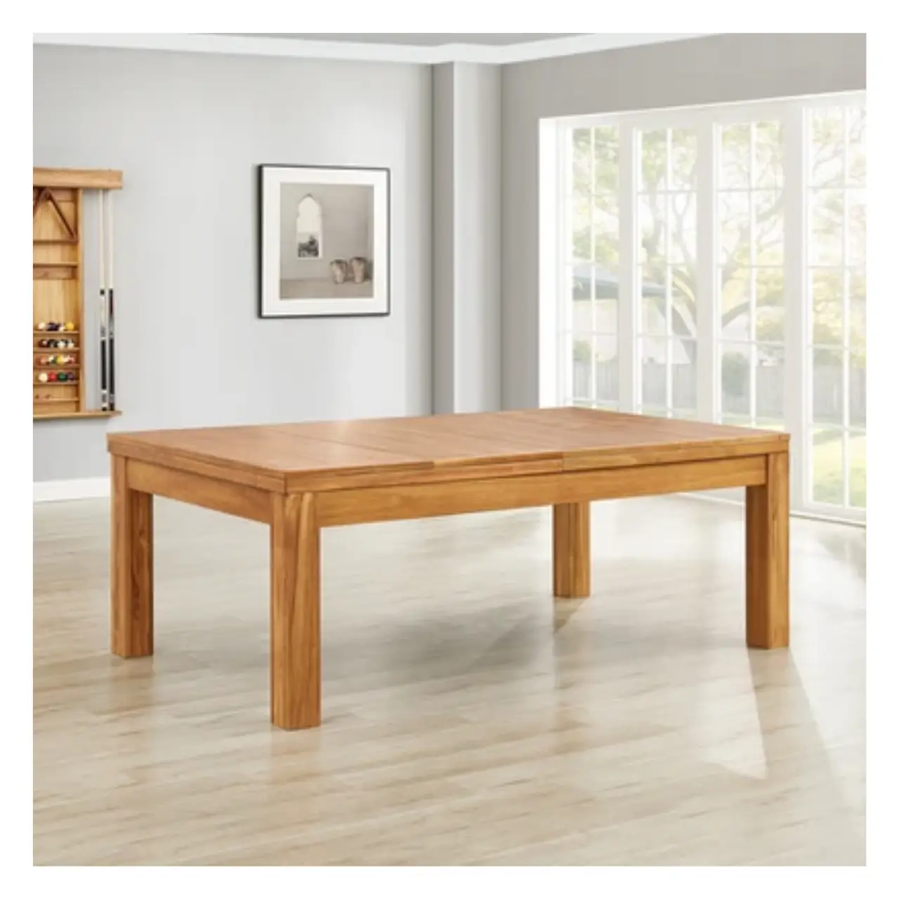 Imperial Penelope II Pool Table with Dining Top in Acacia - Image 7