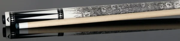 Cueroc CR-B01 Pterosaur 1 Pool Cue - Dymond Ebony Wood with White Juma Points and Ring-Tailed Lizard Wrap - Image 5