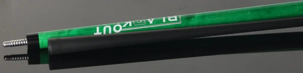 Jacoby BlaCkOut JACBKOUTSGGR Sport Wrap Carbon Fiber Break/Jump Cue - Green - Image 4