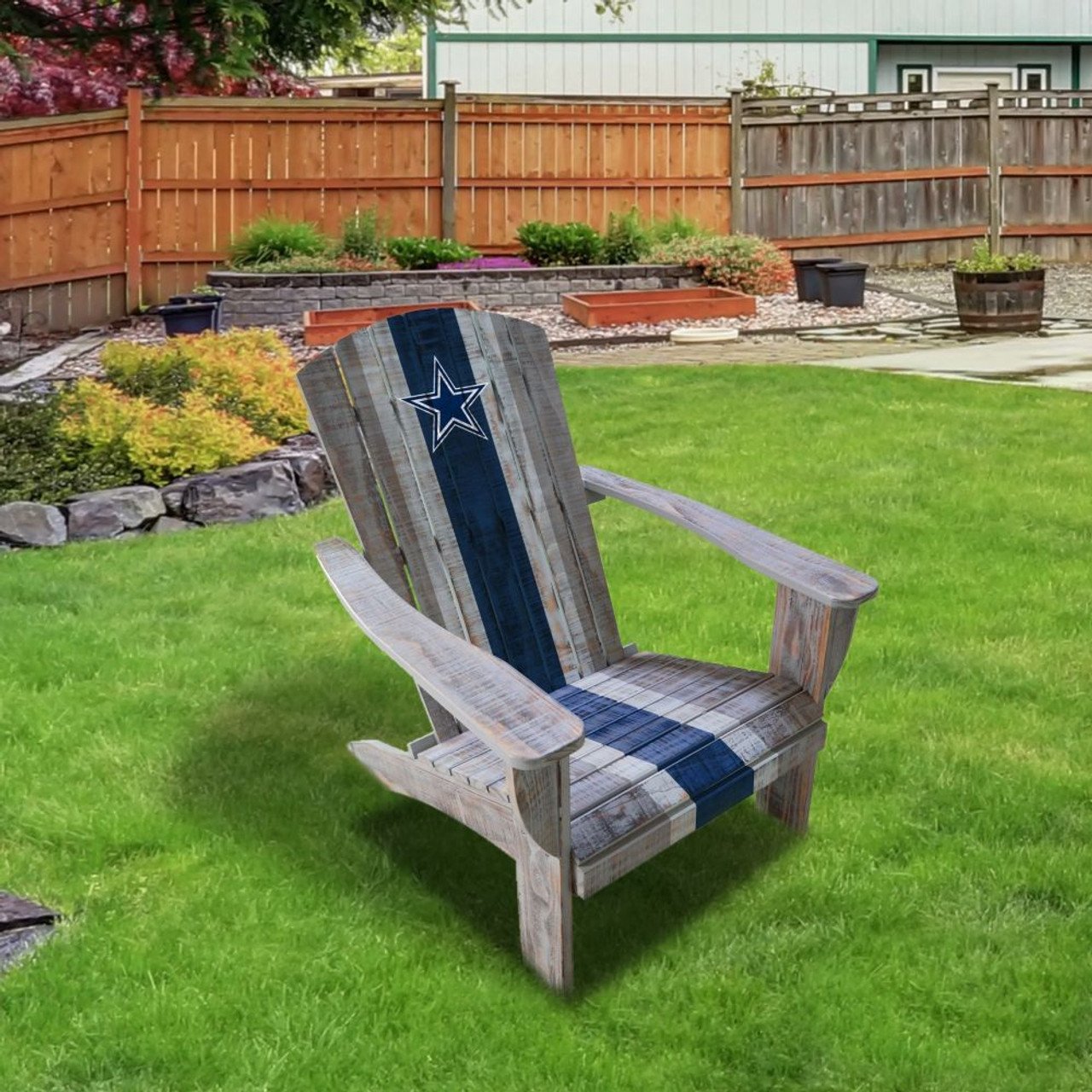 Imperial Dallas Cowboys Wood Adirondack Chair - Image 2