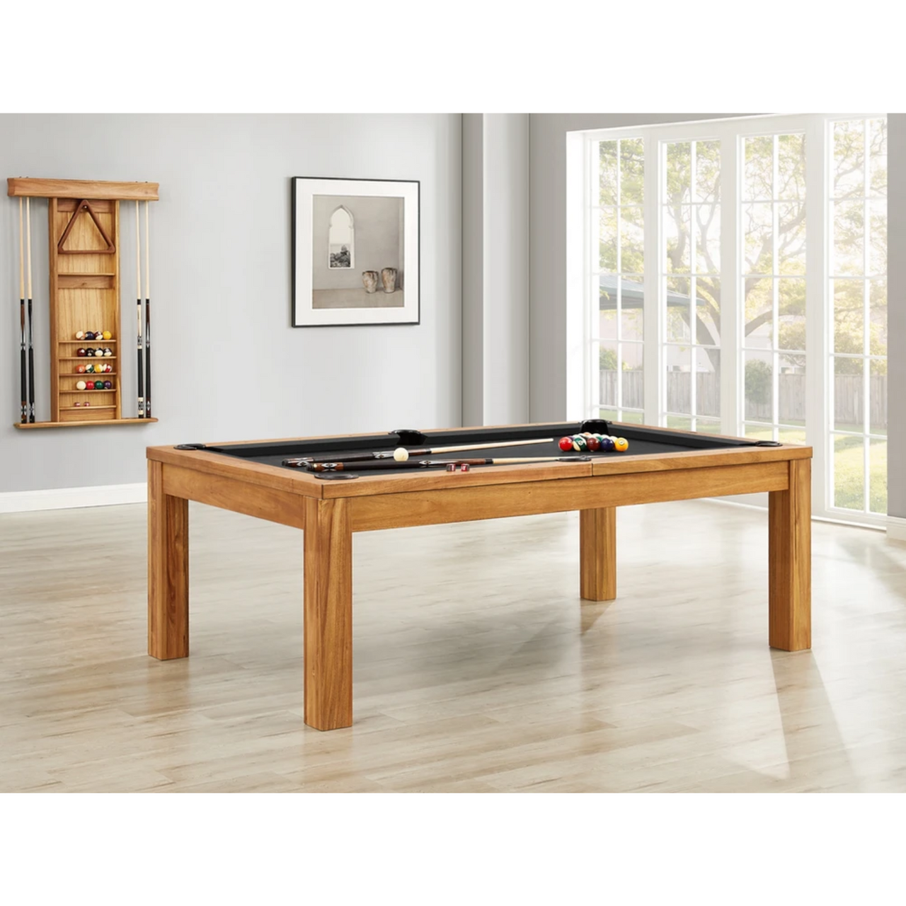 Imperial Penelope II Pool Table with Dining Top in Acacia